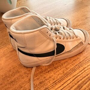 Nike Classic White and Black High-Tops